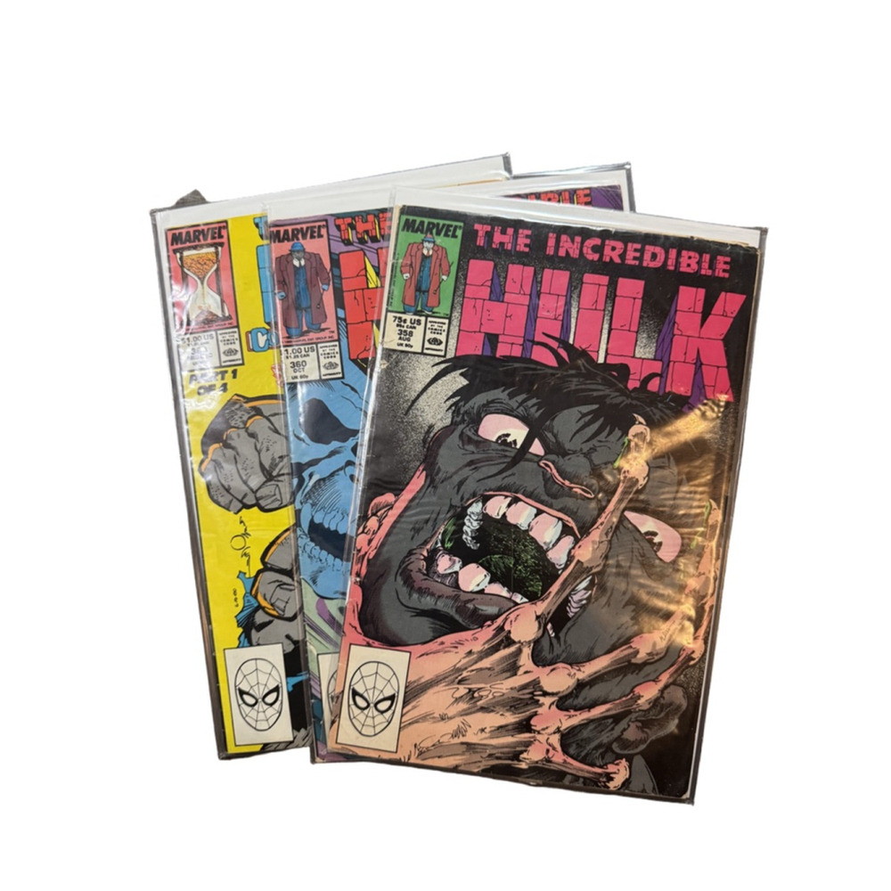 Marvel Comic The Incredible Hulk Collectibles Lot of 3